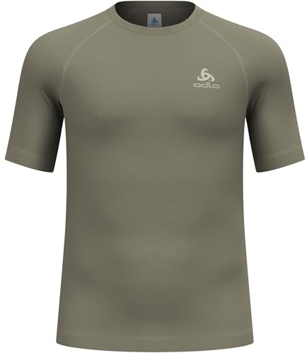 Odlo Herren Merino PW 140 Seamless Bl T-Shirt, vetiver, M