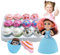 Ssguopte 12 -teilige Prinzessin Doll Set Duft Cupcake Überraschung transformierende Kuchenspielzeuggeschenk für 3 Jahre alte Mädchen