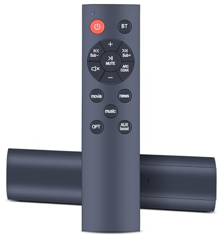 Snrigw Replacement Remote Control for Saiyin Soundbar,for Upgrade RIOWOIS,for WebsLand Surround Sound System TV Soundbar Speaker