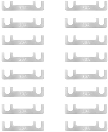16 Piezas Fusibles Planos para Coche, Fusibles Lamina, Tira Fusible Plana
