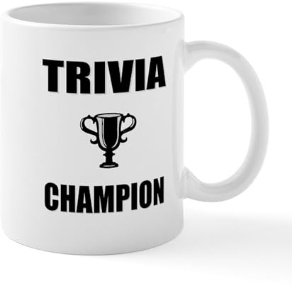 Kaffeetasse Trivia-Champion Lustige Teetasse Hitzebeständig Becher Aus Porzellan Für Saft Milch Mokka