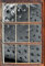 Stil.Zeit Monocrome, reife Erdbeeren Fenster im 3D-Look, Wand- oder Türaufkleber Format: 62x42cm, Wandsticker, Wandtattoo, Wanddekoration