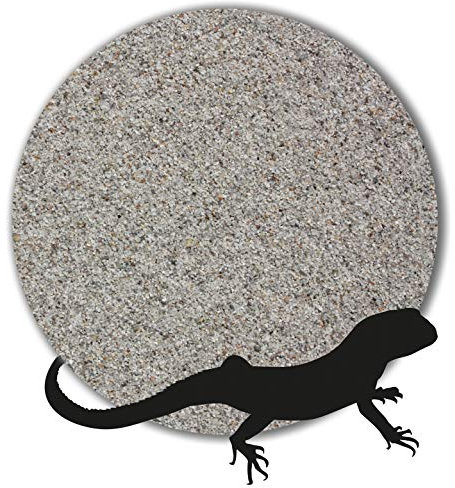 Anbobo 25kg Terrariensand Terrarienkies Terrariumsand hellgrau (0,5-1,0 mm)