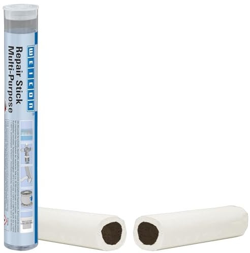 WEICON Repair Stick Multi-Purpose 115 g, Powerknete, Universal Epoxidharz Knete, 2 Komponenten Reparaturknete, altweiß