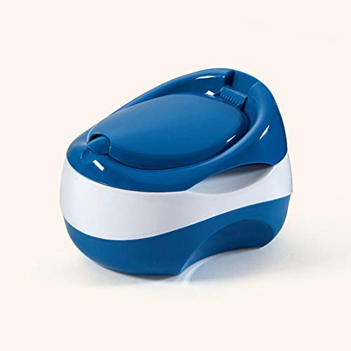 KUANDARYJ Enfant Apprentissage Mini Imitation Toilettes WC Potty Pot De Bébé, Siège De Toilette pour Enfant avec Sièges Rembourrés, Appareil De Toilette pour Enfants De 1 à 7 Ans, Blue