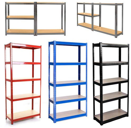 5 Tier Shelving Unit Storage Units Heavy Duty Metal Shelves for Warehouse/Garage/Shed/Workshop/Commercial/Industrial/Kitchen, 875KG Capacity(175KG per Shelf), 150x70x30cm, Black