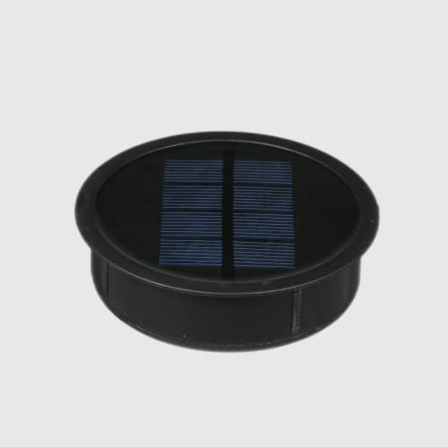 JOYCREATOR Solarleuchten Ersatzteile mit 15LM LED, 600 mAh Solarleuchten Ersatz Top 8,12 cm mit IP65 Wasserdicht, Rund Solar Ersatzdeckel Ersatz Solarmodul für Gartenleuchte Outdoor Solarlaternen
