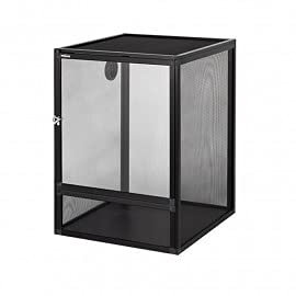 ReptiZoo Alu Gaze-Terrarium MEDIUM 45x45x60 cm aus Metallgewebe/Gitter (AC454560)