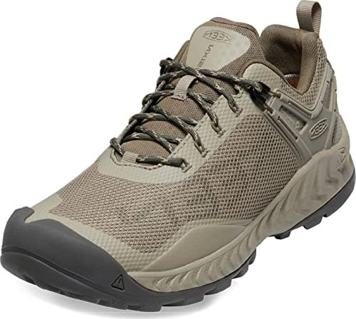 KEEN Herren NXIS Evo Waterproof Kein Absatz, Brindle/Canteen, 42.5 EU