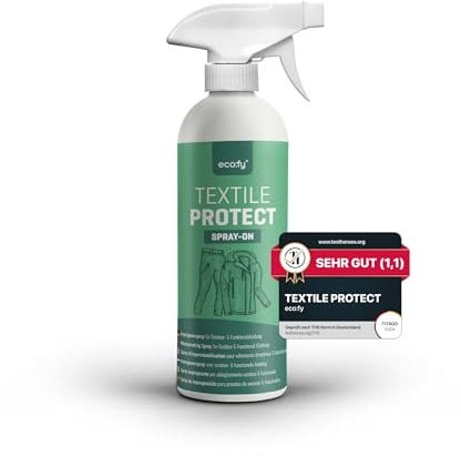 eco:fy Spray d'imprégnation pour Textiles Imprégnation Protection Contre Les intempéries sans PFC Scellement Contre l'humidité et la saleté Goretex Sympatex (0,5 l)