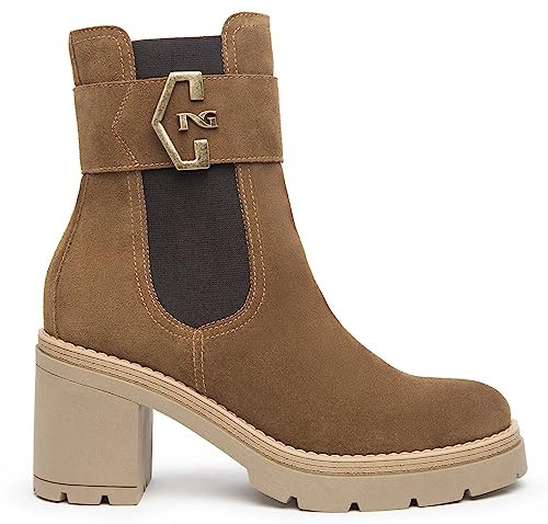 Nero Giardini I309159D Stivaletti Chelsea Donna in Camoscio