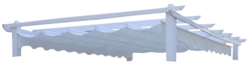 Briconess.com Toile de Rechange en Polyester 3 x 4 m pour tonnelle Good Summer Blanc