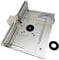 Sunydog Set mit 3 Frästisch-Einlegeplatten, Aluminiumlegierung, Holzfräs-Flipboard für elektrische Trimm- und Graviermaschine, Gravur-Hilfswerkzeug mit Gehrungslehre, Tischsäge, Holzbearbeitungsbänken