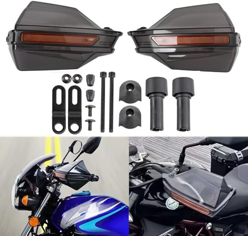 Moto Paramani Scudo Paramani Protettivo,Vernice fumo, protezione mani Moto Paramani Scudo Paramani Protettivo per Scooter TDM 850 TDM 900 MT03 MT 07 MT 09 YZF R1 R3 TMAX CB650R GSXR