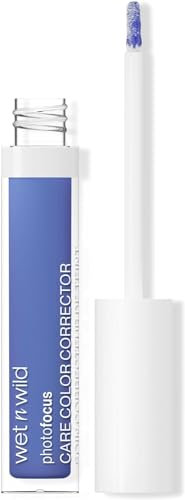 Wet n Wild Photo Focus Care Color Corrector, Concealer mit Pflegenden Inhaltsstoffen, Farbkorrektor zum Kaschieren von Rötungen, Neutralisieren von Orangefarbenen Untertönen und zum Highlighten, Blau
