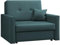 Mirjan24 Sofa Viva Bis I mit Schlaffunktion, Schlafsofa, einsitzer Polstersofa mit Bettkasten, Bettsofa inkl. Kissen, Farbauswahl, Wohnlandschaft (Manila 38)