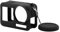 Silicone Case for DJI Osmo Action 4 3 Action Camera, Anti Scratch Dust Proof, Precise Cutouts, Comprehensive Soft Protection Silicone Sleeve with Neck Strap Lanyard (Black)
