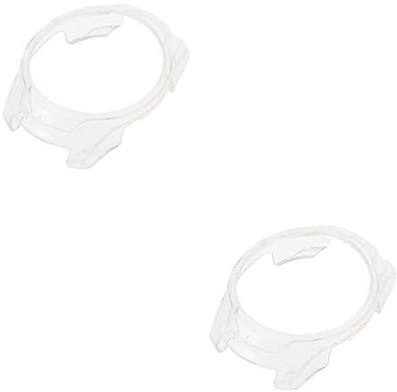 BESTonZON 2St Fall Schutzhülle Hohldeckel Uhrenschutz TPU-Schale Weich kluge Uhr gehäuse TPU-Smartwatch-Shell Kratzfeste Abdeckung intelligent Anschauen Uhrenbox Zubehör Profi Lünette