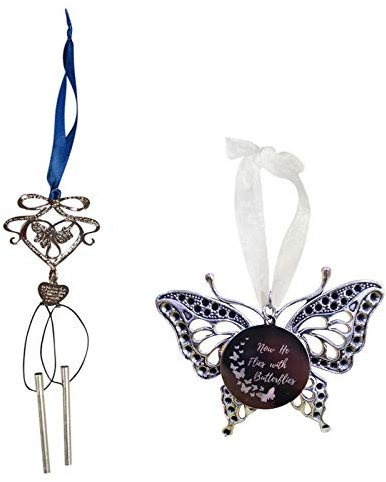Hängende Gedenk-Hängedekoration Ornament Memorial In Ornament Home Decor Hängematte Befestigung Feder (Multicolor, One Size)