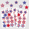 4Sheet Independence Day Temporary Tattoos, Five Star America USA Flag Tattoos Red White Blue Party Supplies 4th of July Patriotic Stickers for Kids Adults Independence Day Party Decorations
