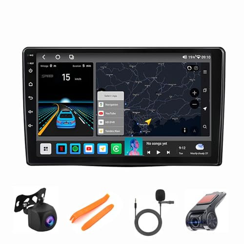 Android 12 Bluetooth Auto Radio 2 DIN 10 HD Touchscreen Per Fiat 500L 2012-2017 Con Wireless Carplay/Android Auto Con GPS DSP RDS FM Radio SWC WiFi BT AHD Retrocamera(M1 1+32G)