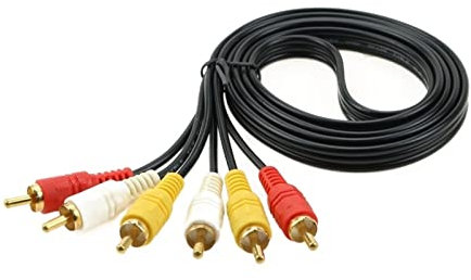 Cavo AV audio video da 1,5 M 2,9 M 5 M 4N da 3 a 3 Cavo TV Set-top Box 6 in un cavo AV di prolunga maschio 3RCA(2.9m)