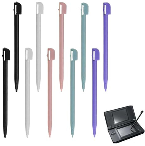 10 Stück Eingabestifte für Nintendo 3DS Stift Kompatibel mit NDS Lite und 3DS XL,Präziser Eingabestift als Ersatz für Den Original Stylus,Vielseitiger Touchscreen Stift für Nintendo DS Spielkonsolen