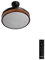 CREATE / WIND CLEAR M/Ventilador de techo con luz madera oscura con mando / 40W, Ø108 cm, temporizador, 6 velocidades, aspas retráctiles, 3 temperaturas de luz, función verano-invierno