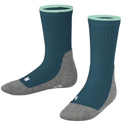 FALKE Unisex Kinder Socken Active Everyday K So Funktionsmaterial dünn atmungsaktiv einfarbig 1 Paar, Türkis Peacock 7791, 31-34