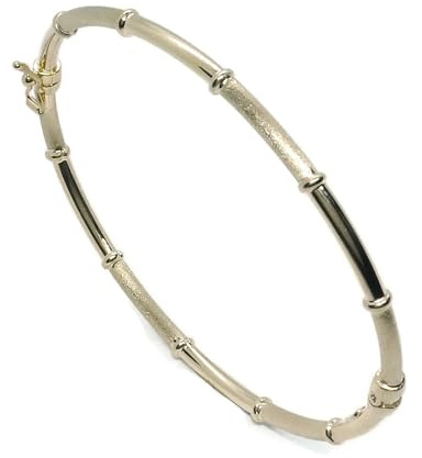 Never Say Never Armreif aus 18-karätigem Gelbgold – 4,20 g – 3,5 mm – 60 mm Durchmesser