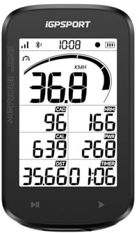 iGPSPORT BSC100MAX Fahrradcomputer Kabellos, 3 Zoll Display Automatische Aufnahme, 40H Akkulaufzeit, GPS Fahrradcomputer