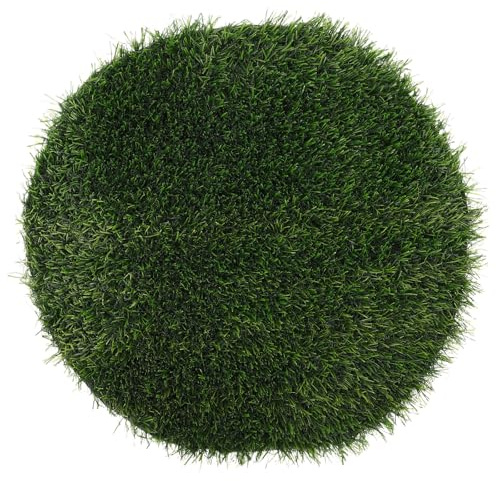 Homoyoyo Kunstrasen Teppich 40cm Witterungsbeständig Strapazierfähiger Kunstrasen für Außenbereich Tischdekoration und Kanaldeckel Dekor Zufällige Farbe Zufällige Farbe