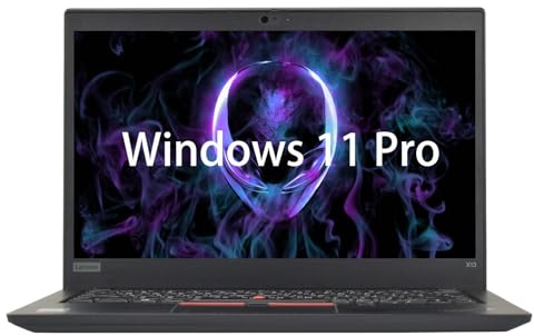 Lenovo ThinkPad X13 Gen 1 Business Laptop, 13,3 pollici FHD Notebook Intel Core i7-10510U, 8 GB RAM, SSD da 256 GB, tastiera USA, Windows 11 Pro (ricondizionato)