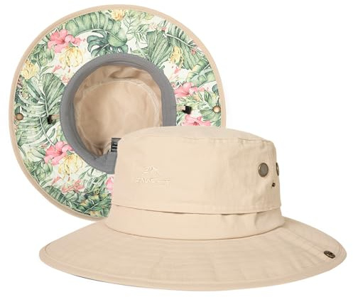TOP-EX Damen Sonnenhut mit Pferdeschwanz, wasserdichter UV 50 Fischerhut | ChicPony™ UVCoolix™, kühlendes Schweißband, UPF 50 Sonnenschutz, zuverlässiger Regenschutz, individuell verstellbare Passform