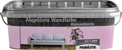 Primaster Wandfarbe Wohnambiente 2,5L Violett Matt Innenfarbe Wandfarbe