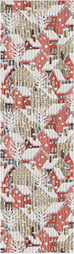 Ekelund Schneestadt Tischläufer 35x120 cm Öko-Tex Mehrfarbig