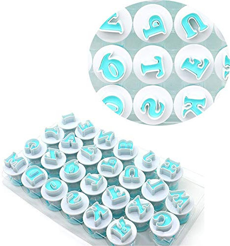 Alphabet-Fondant-Kuchen-Form, Keks-Stempel, Prägeausstecher, DIY-Backwerkzeuge