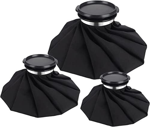 ZENUTA Kühlbeutel Set - 3 Größen kalt - Kühlpads Eisbeutel Kältetherapie für Fuß Knie Kühlung - Kühlkissen