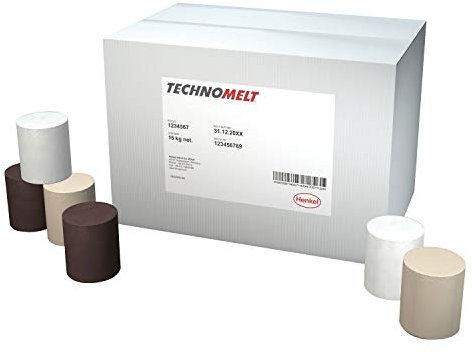 HENKEL Schmelzkleber TECHNOMELT DORUS HKP 25 Braun, Patronen passend zu HolzHer Kantenanleimmaschine Inhalt: 45 Stück