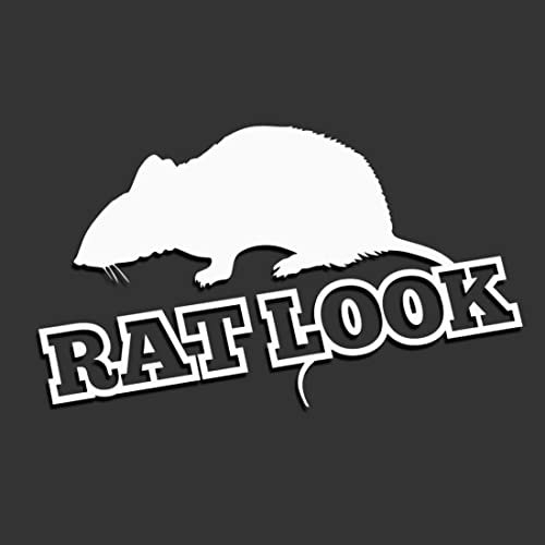 Decus Shop Rat Look XL 2349 (weiß) // Sticker OEM JDM Style Aufkleber