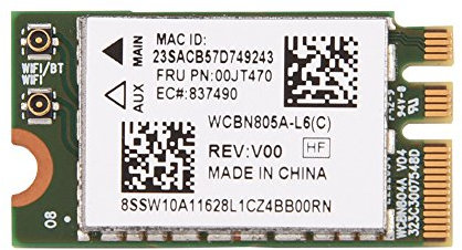Carte WiFi Double Bande, largement Compatible pour la Plupart des Ordinateurs Portables avec Slot NGFF/M2, pour/pour Dell/pour ASUS/pour Toshiba/pour Hasee/pour et Plus