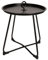 Bo-Camp Industrial Garten Beistelltisch Palmetto Tablett Camping Klapp Tisch Ø45