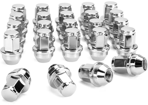 SUCOSO Tuercas de llanta de 14 x 1.5 pulgadas para F150, tuercas de rueda de diseño sólido de una pieza para Ford F-150 Expedition Lincoln Navigator 2015-2023, repuesto para Ford OE Factory ACPZ1012B