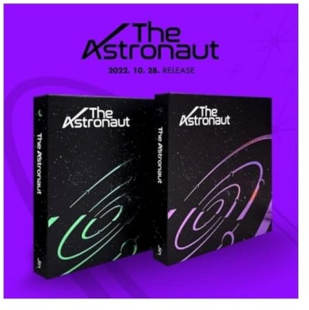 BTS JIN The Astronaut 1st Single Album CD+Folding poster on pack+Photobook+Lyric card+Postcard+Graphic sticker+Seal sticker+Photocard+Tracking (SET(01+02))