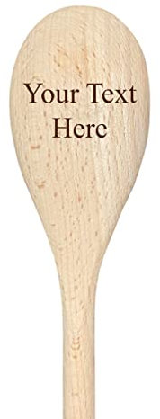 60 Second Makeover Limited Personalised Wooden Spoon Your Text Here Spoon Baking Gift