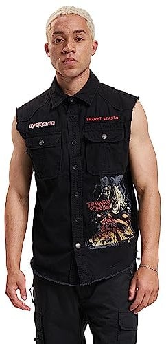 Brandit Maiden Vintage Shirt NOTB SL, Farbe: Black, Größe: 6XL