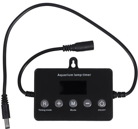 iplusmile Aquarium Licht Timer, Timing-Dimmer Led-Dimmer-Controller Aquarium-Led-Controller Lichtmodulator Aquarium-Timer Schwarz Intelligenter Dimmer-Controller Für Aquarium-Led