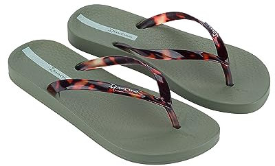 Ipanema Damen ANAT Connect FEM Flipflop, Green/Clear, 39 EU
