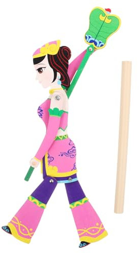 Amosfun Marionette Fingerpuppen Basteln Geschichtenerzählen Chinesische Schattenfiguren Schattenpuppenspiel Selber Machen Handpuppen Für Papierpuppen Ausländer Schicken Holz Kind Shaanxi