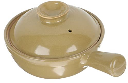 Zerodeko Marmite Chinoise En Argile À Poignée Unique De 0 5 L Cocotte Résistante À La Chaleur Facile À Déplacer Adaptée Aux Plats Mijotés